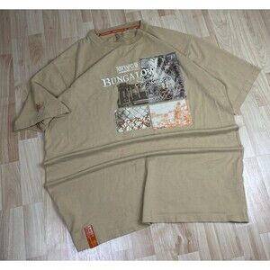 Vintage Y2K Enyce Graphic T-Shirt / Beige / Size 3XL / Hip Hop / Short Sleeve